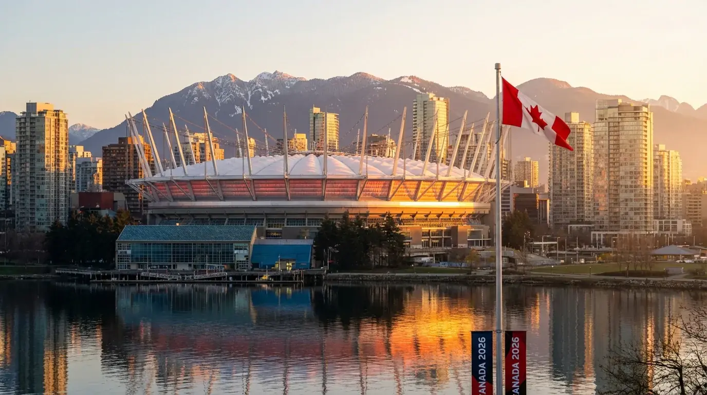 BC Place à Vancouver, stade du match Suisse -- Canada à la Coupe du Monde 2026