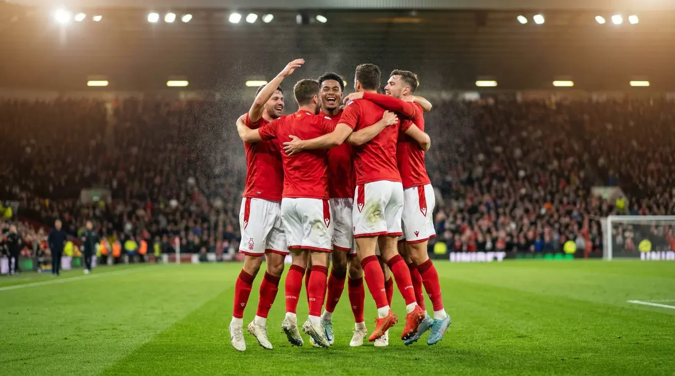 Joueurs de l'équipe nationale suisse célébrant un but lors d'un match de qualification